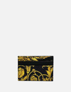 Picture of Versace Black & Gold Garland Card Holder