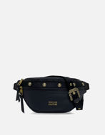 Picture of Versace Jeans Black Logo V-Emblem Belt Bag