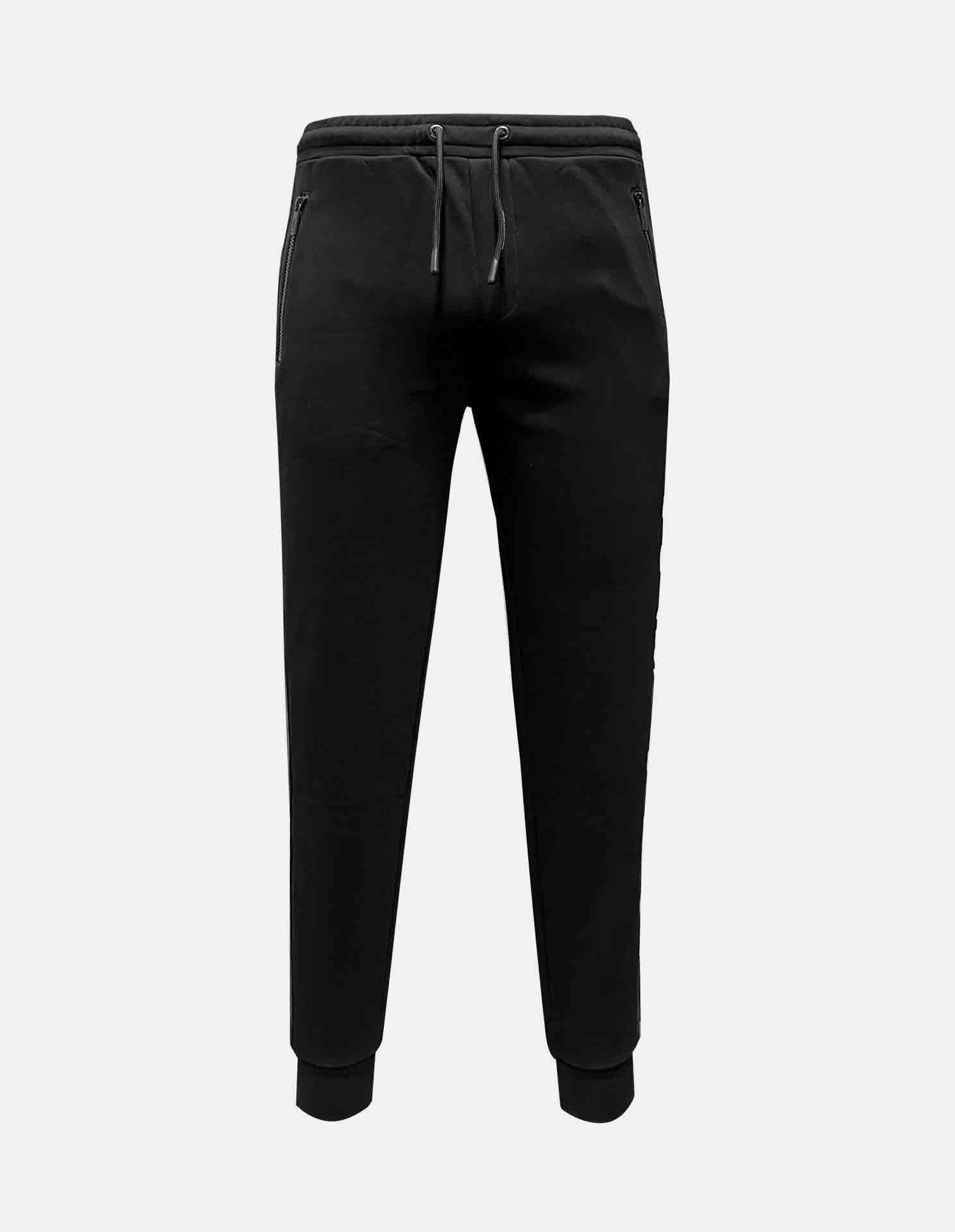 Karl Lagerfeld Logo Tape Black Sweatpant - George Harrison | Designer ...