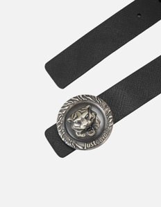 Picture of Just Cavalli Silver Tiger Emblem Reversible Belt