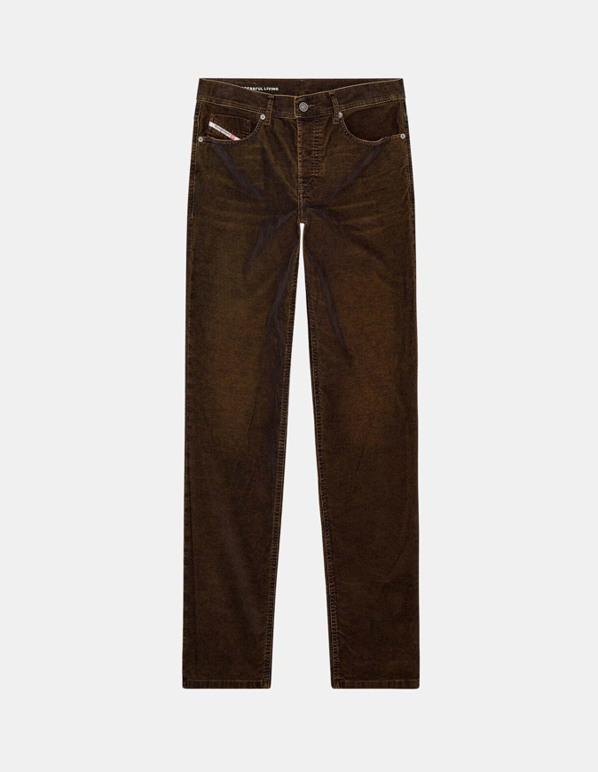 Picture of Diesel D-Finitive Yellow Base Velvet Cord Brown Jean