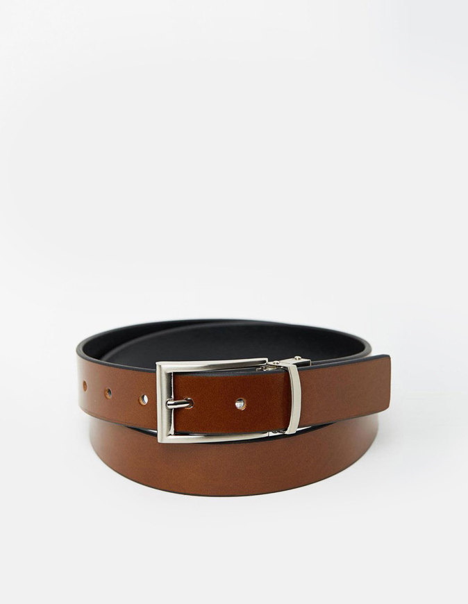 Picture of Loop Reversible Tan/Black 30mm Leather Belt